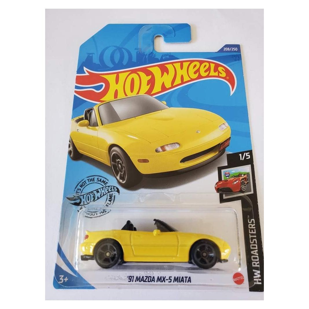 Hot Wheels Mazda MX-5 Miata 2020 Amarillo 1:64