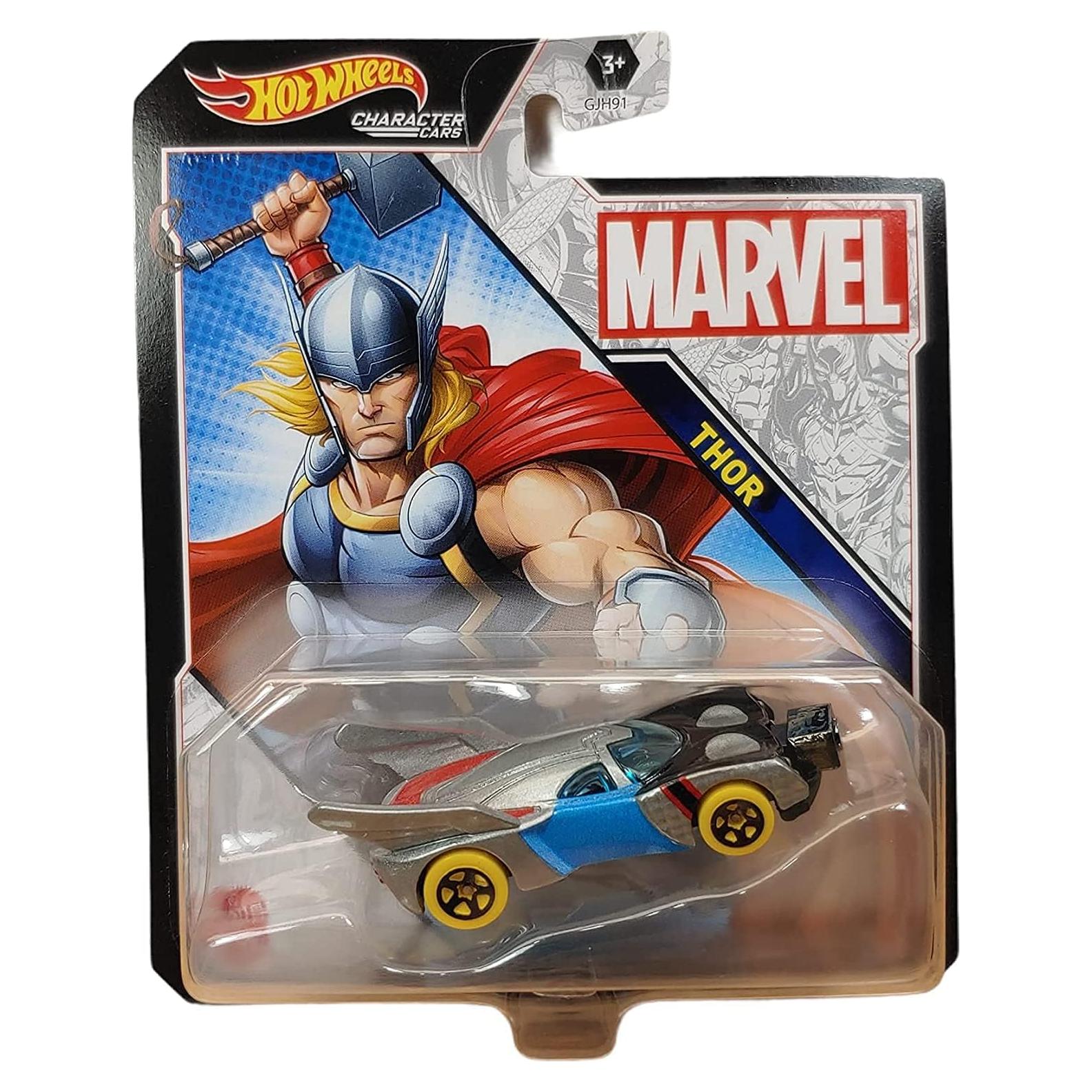 Coche Hot Wheels Marvel Thor 1:64 Metal Fundido 7.62 cm