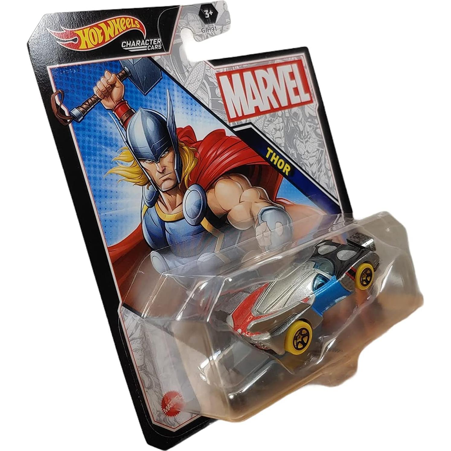Coche Hot Wheels Marvel Thor 1:64 Metal Fundido 7.62 cm