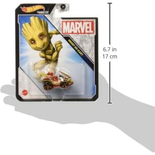 Hot Wheels Vehículo Marvel Groot 1:64 MATTEL