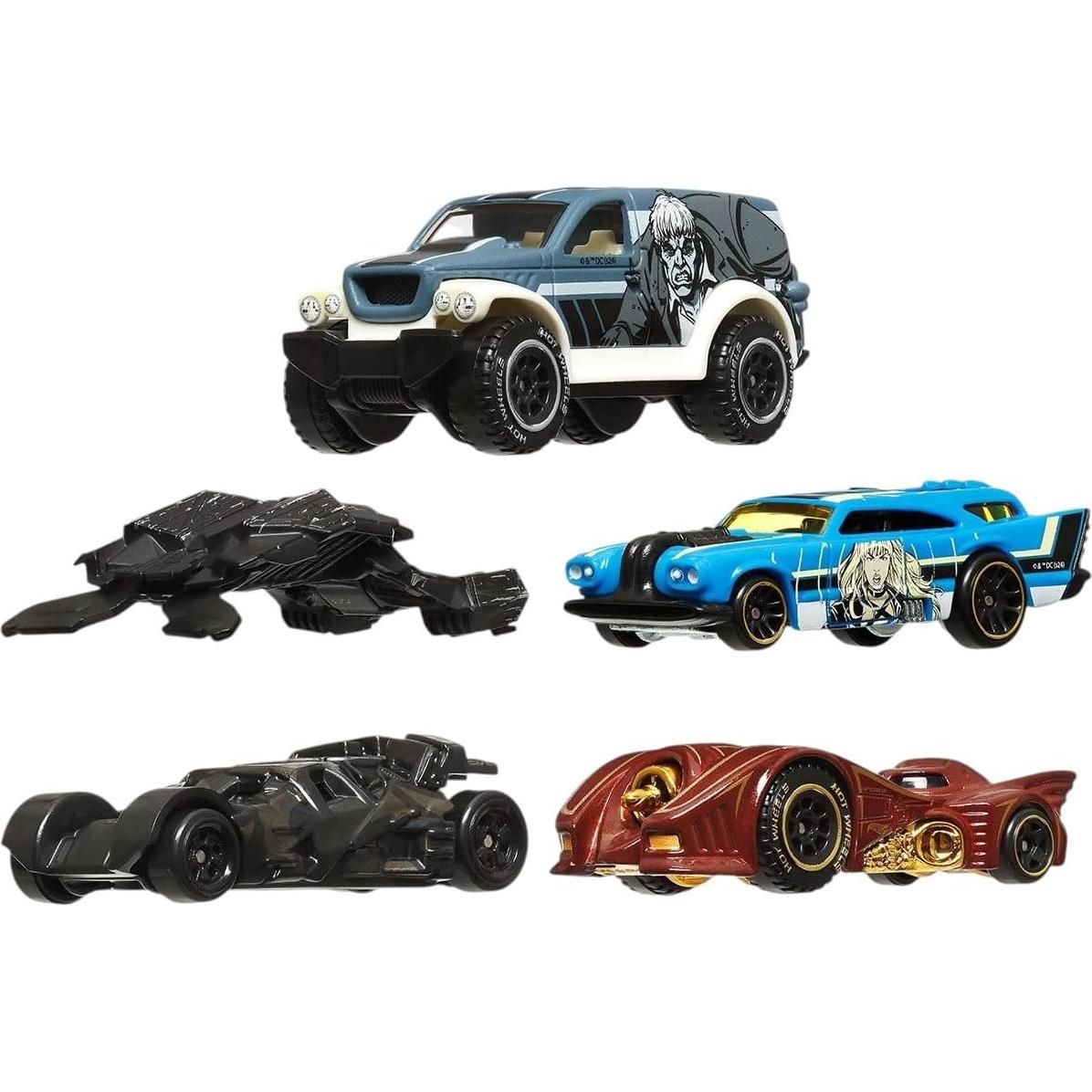 Set de Vehículos Die-Cast Hot Wheels Batman 5 Piezas