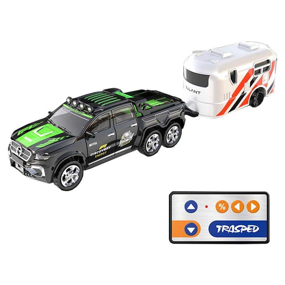Coche RC 1/64 Park10 Toys 8801A con Remolque Recargable USB
