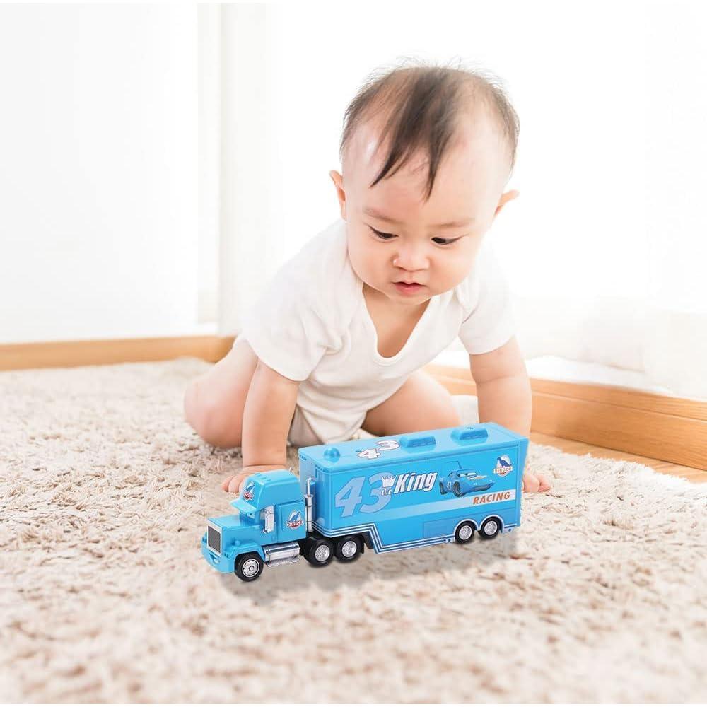 Set de Coches Pequeños y Remolque El Rey - Juguetes de Aleación