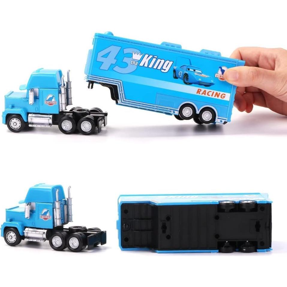 Set de Coches Pequeños y Remolque El Rey - Juguetes de Aleación