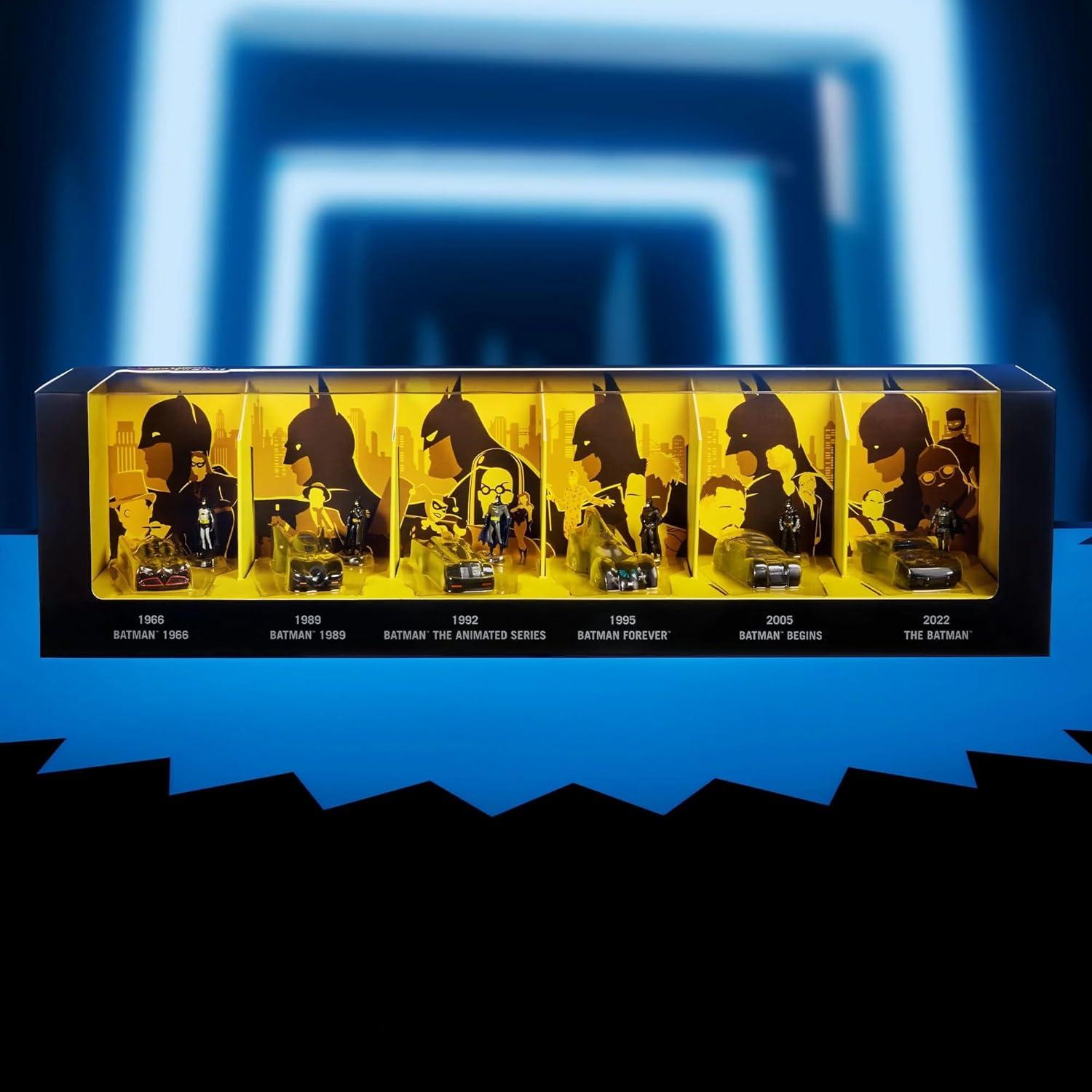 Colección Batmobile Hot Wheels 85 Aniversario con Mini Figuras