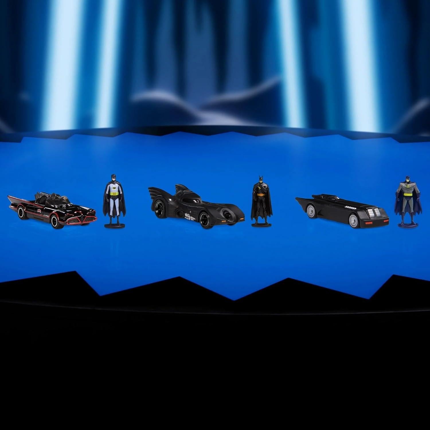 Colección Batmobile Hot Wheels 85 Aniversario con Mini Figuras