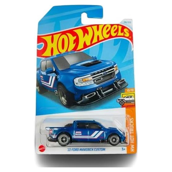 Hot Wheels 22 Ford Maverick Custom Azul 1:64 HW Hot Trucks