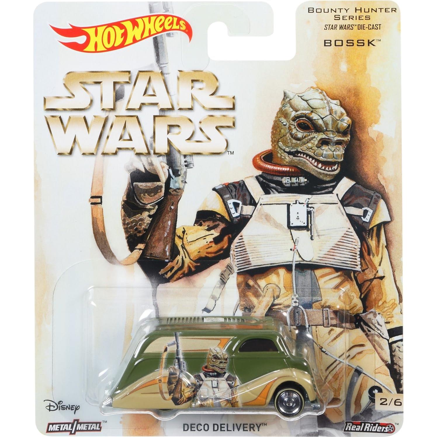 Vehículo Deco Delivery Hot Wheels 1:64 Marvel Star Wars