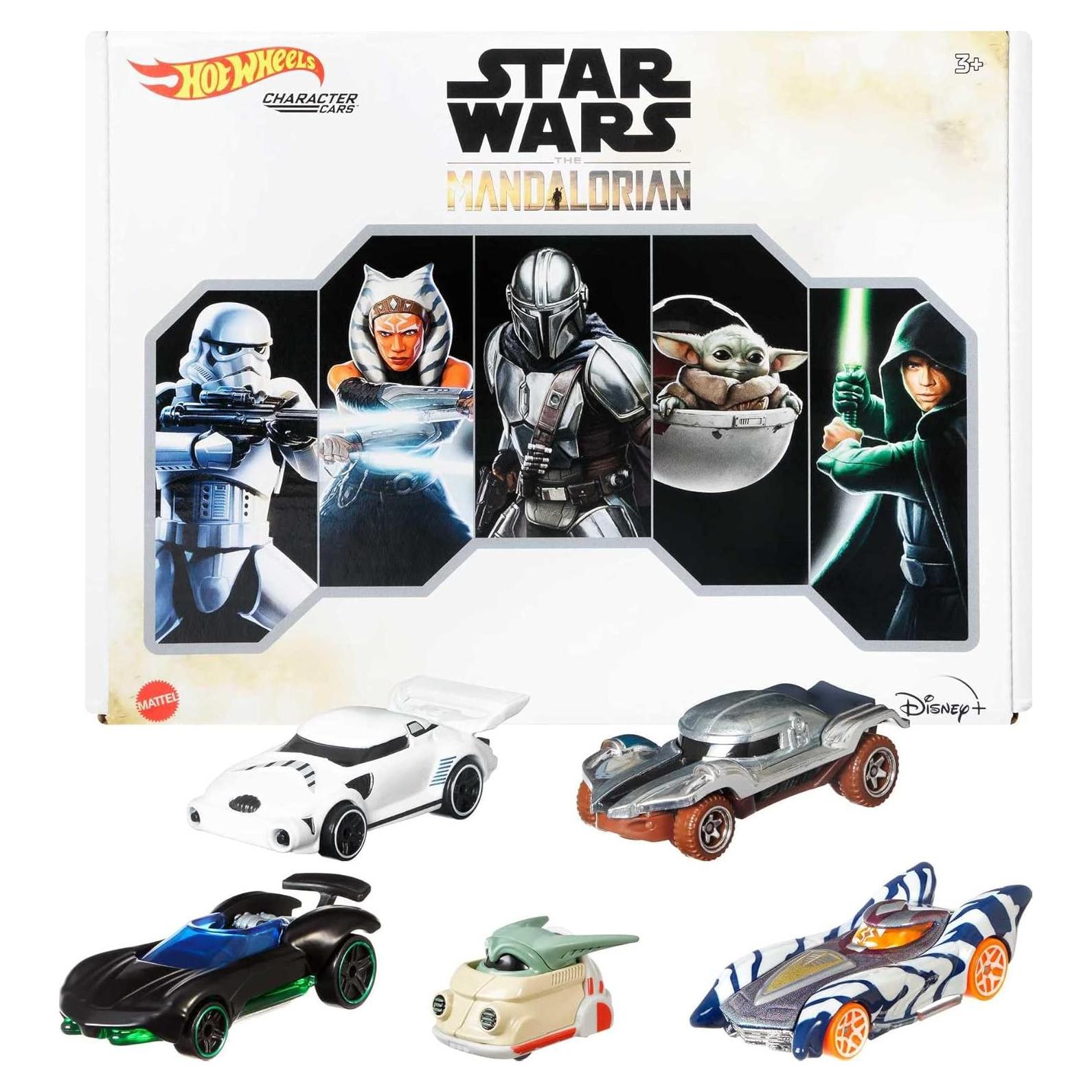 Hot Wheels Star Wars El Mandaloriano 5 Autos Personajes