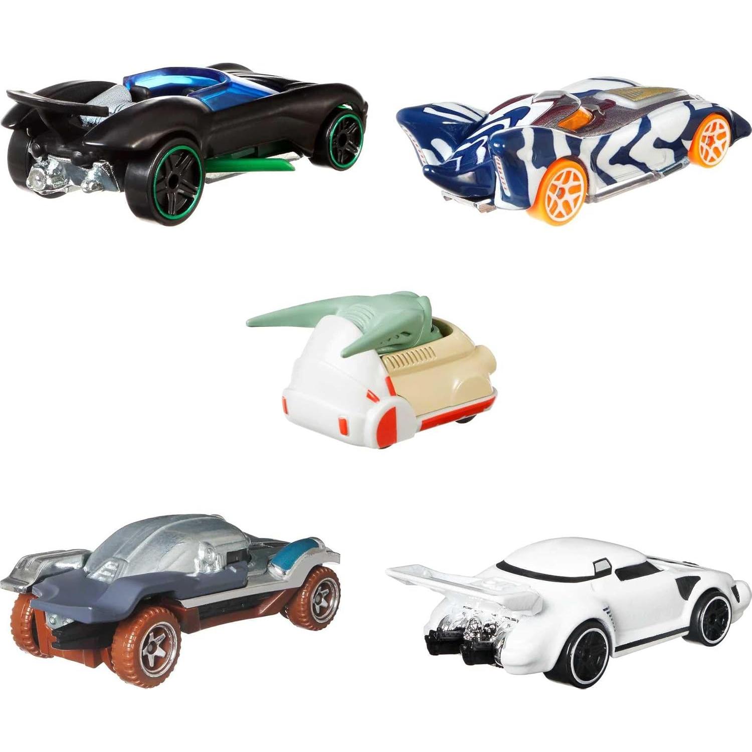 Hot Wheels Star Wars El Mandaloriano 5 Autos Personajes