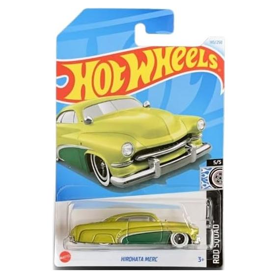 Hot Wheels Hirohata Merc Verde 1:64 Rod Squad Coche Metal