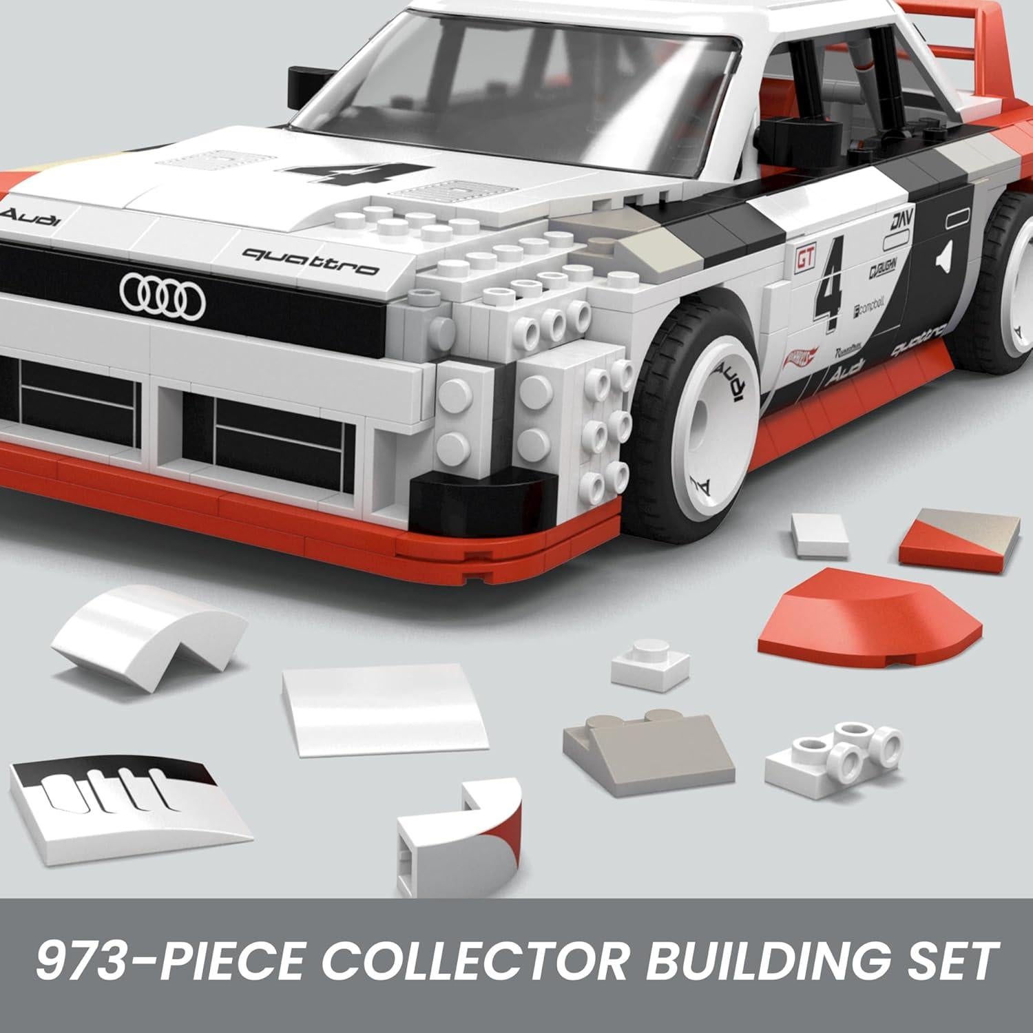 Set de Construcción MEGA Audi 90 Quattro IMSA GTO 973 Piezas