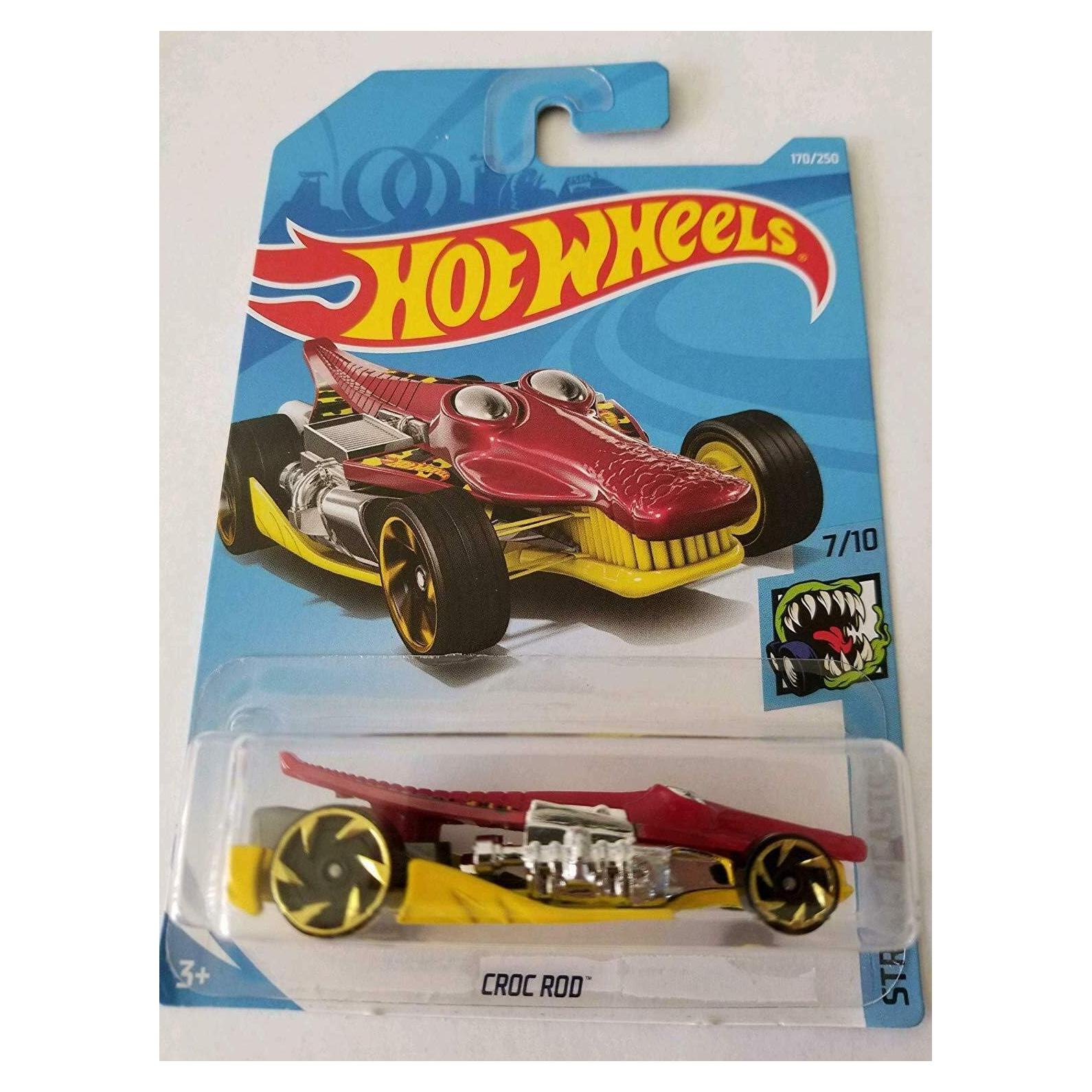 Hot Wheels Cocodrilo Rojo 2019 - Bestias de la Calle 1:64