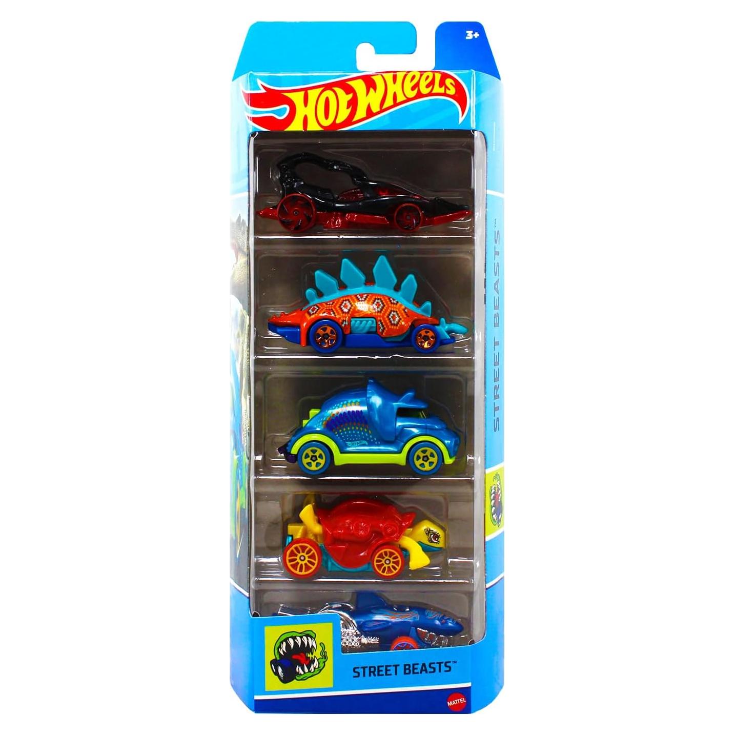 Hot Wheels Bestias Urbanas Paquete de 5 Autos Coleccionables