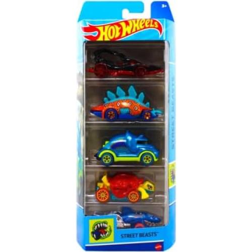 Hot Wheels Bestias Urbanas Paquete de 5 Autos Coleccionables