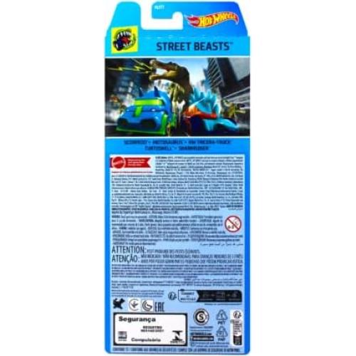 Hot Wheels Bestias Urbanas Paquete de 5 Autos Coleccionables