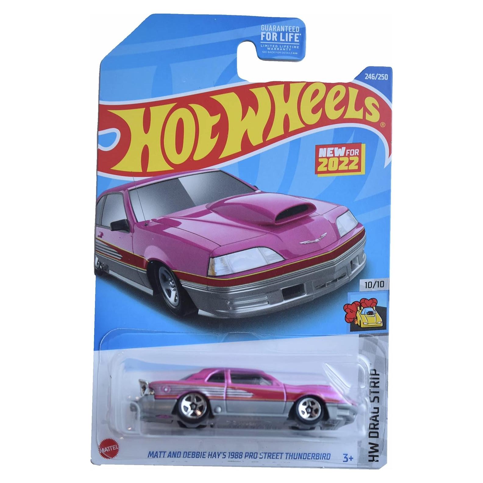 Hot Wheels Coche de Juguete Mattel 1988 Pro Street Thunderbird 1:64