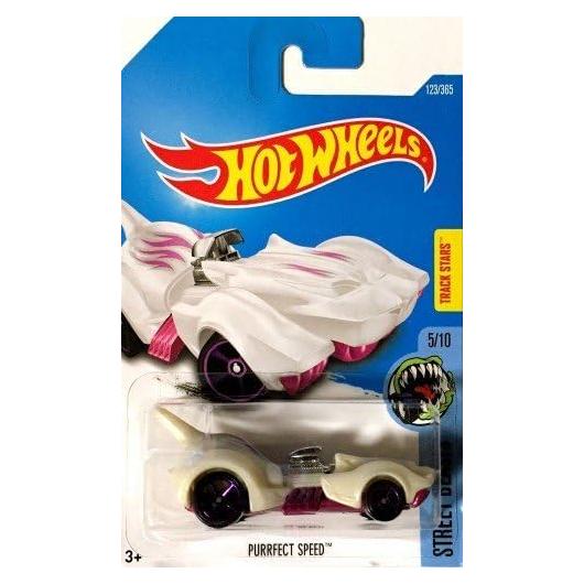 Coche Hot Wheels 2017 Velocidad Perfecta Gato Blanco 1:64