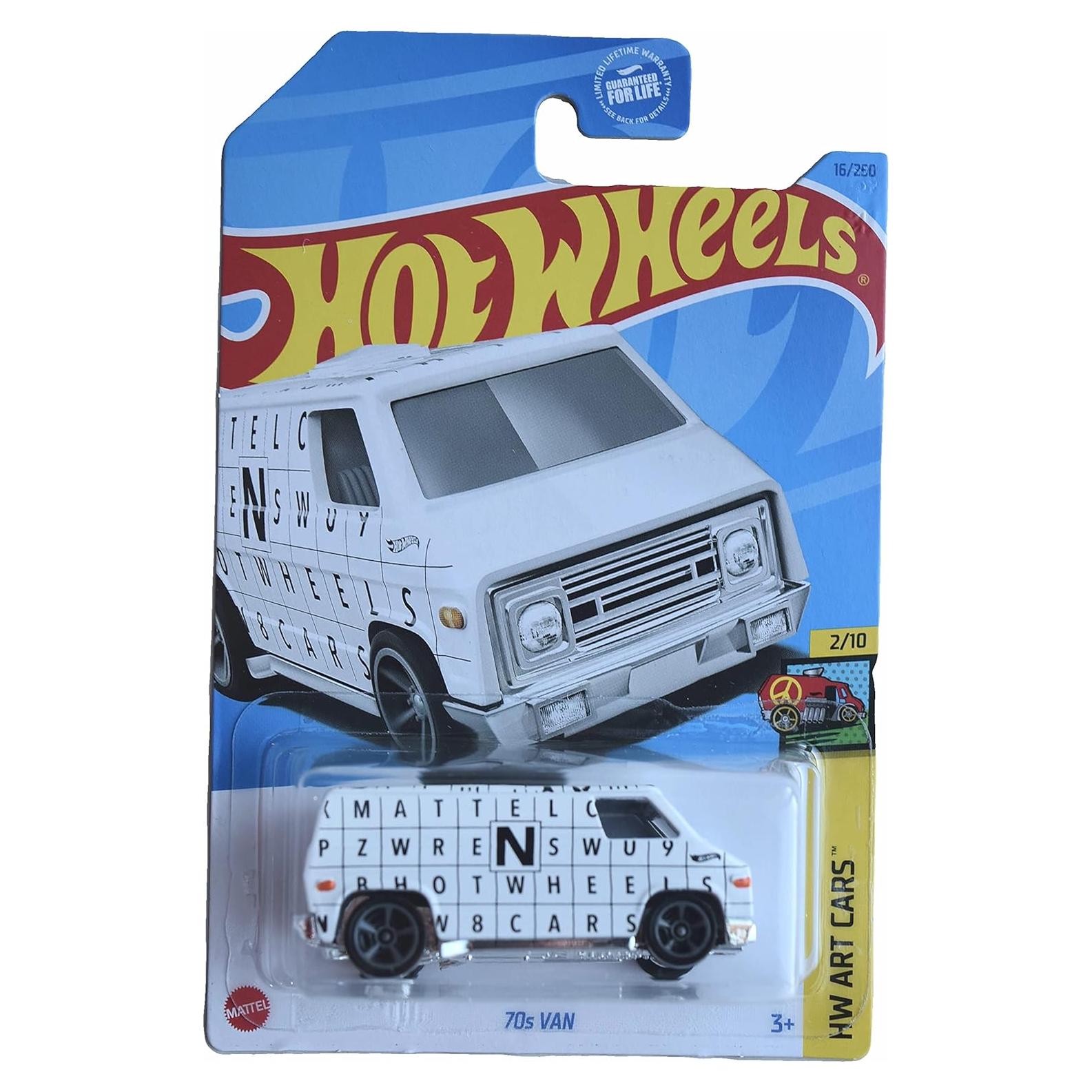 Hot Wheels Furgoneta de los 70 Escala 1:64 Mattel