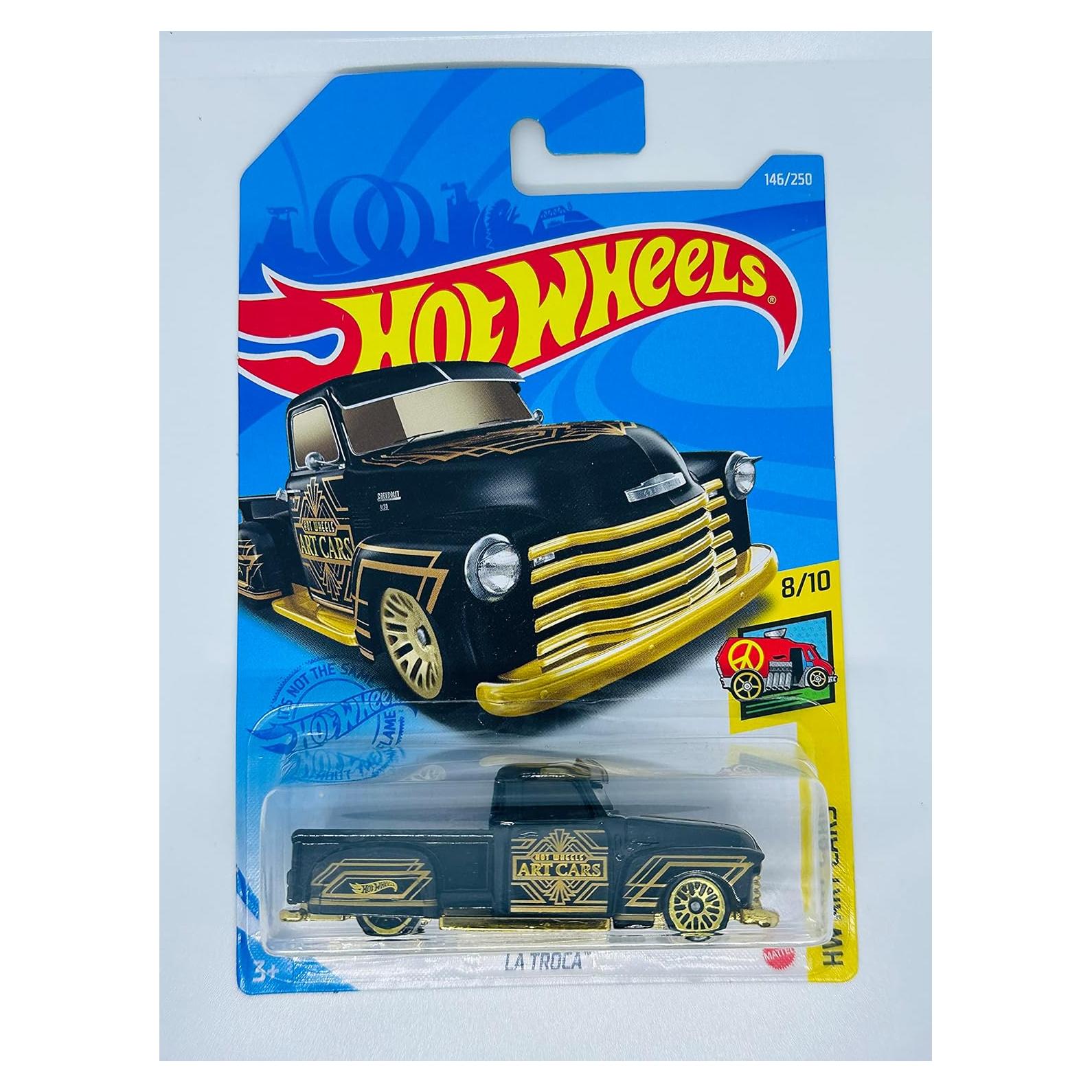 Hot Wheels LA TROCA Negro/Dorado 1:64 Nuevo Sellado