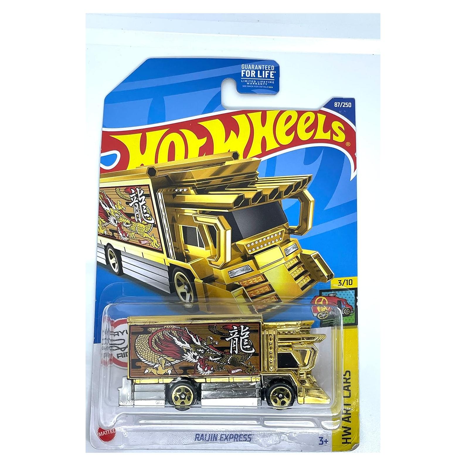 Hot Wheels Raijin Express 2022 - HW Art Cars 3/10 - Oro