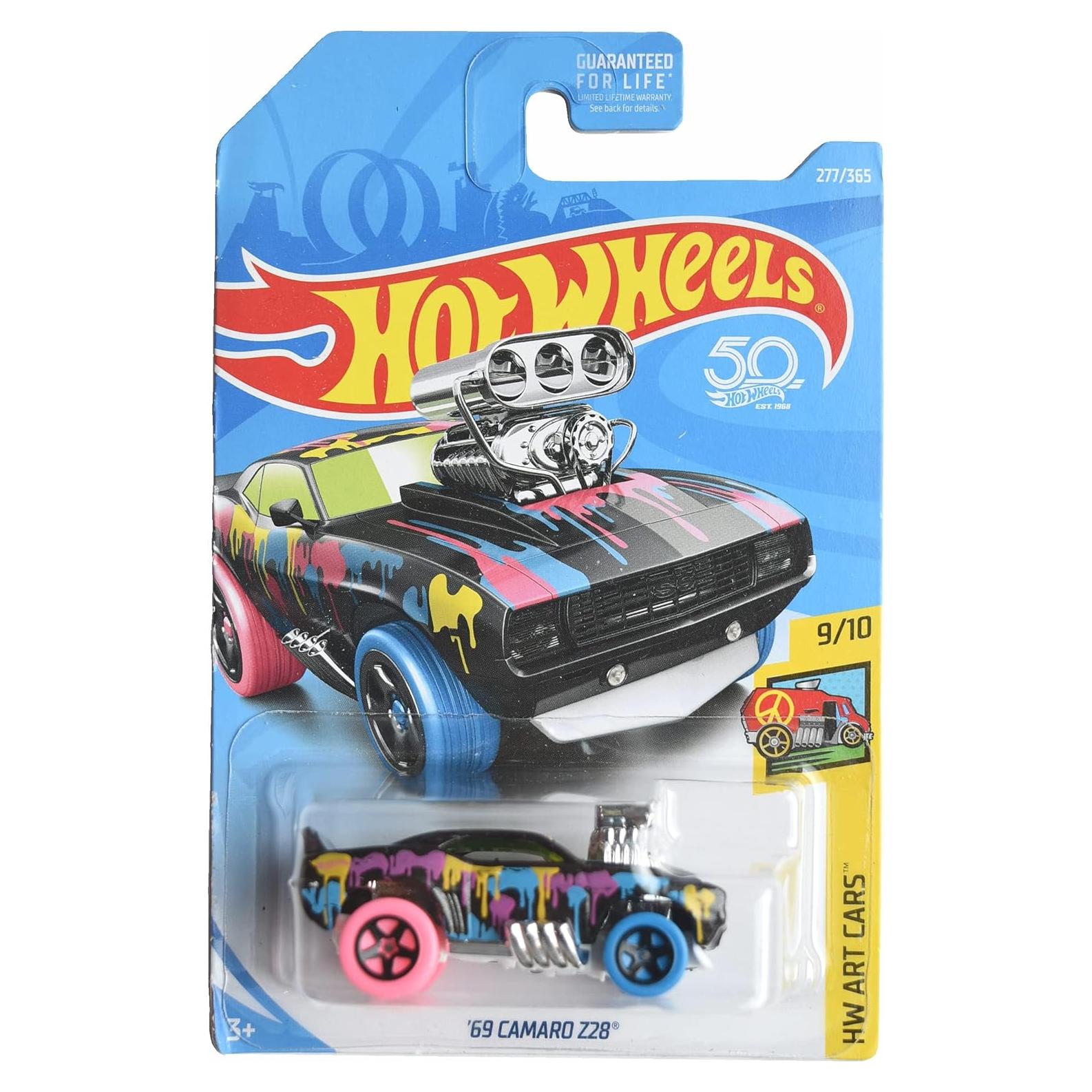 Auto a Escala Hot Wheels Camaro Z28 1:64 Art Cars