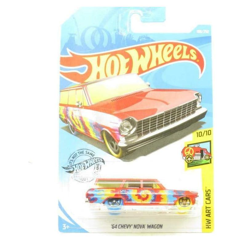 Hot Wheels 2019 Art Cars '64 Chevy Nova Wagon Escala 1:64