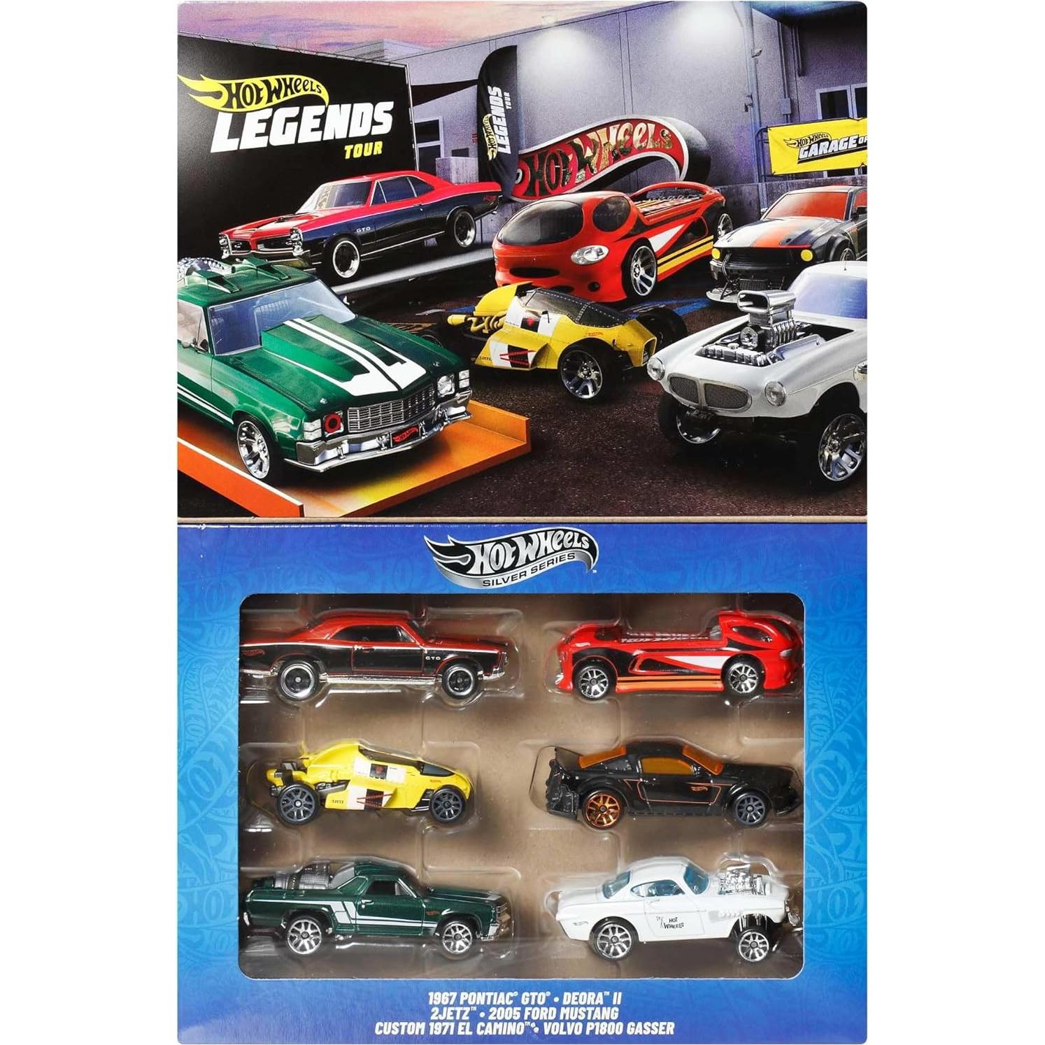 Hot Wheels Set de 6 Coches y Camiones a Escala 1:64 JBY78
