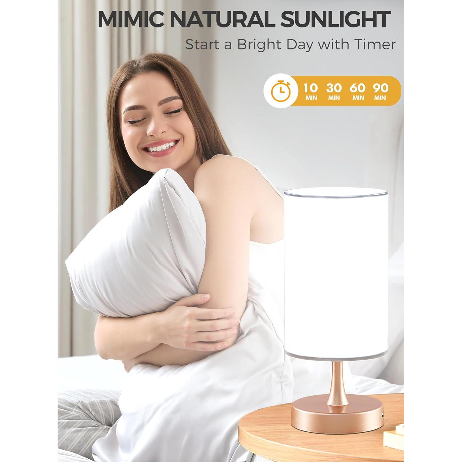 Lámpara de Terapia de Luz OYADISIIOP 10000 Lux Regulable con Control Remoto