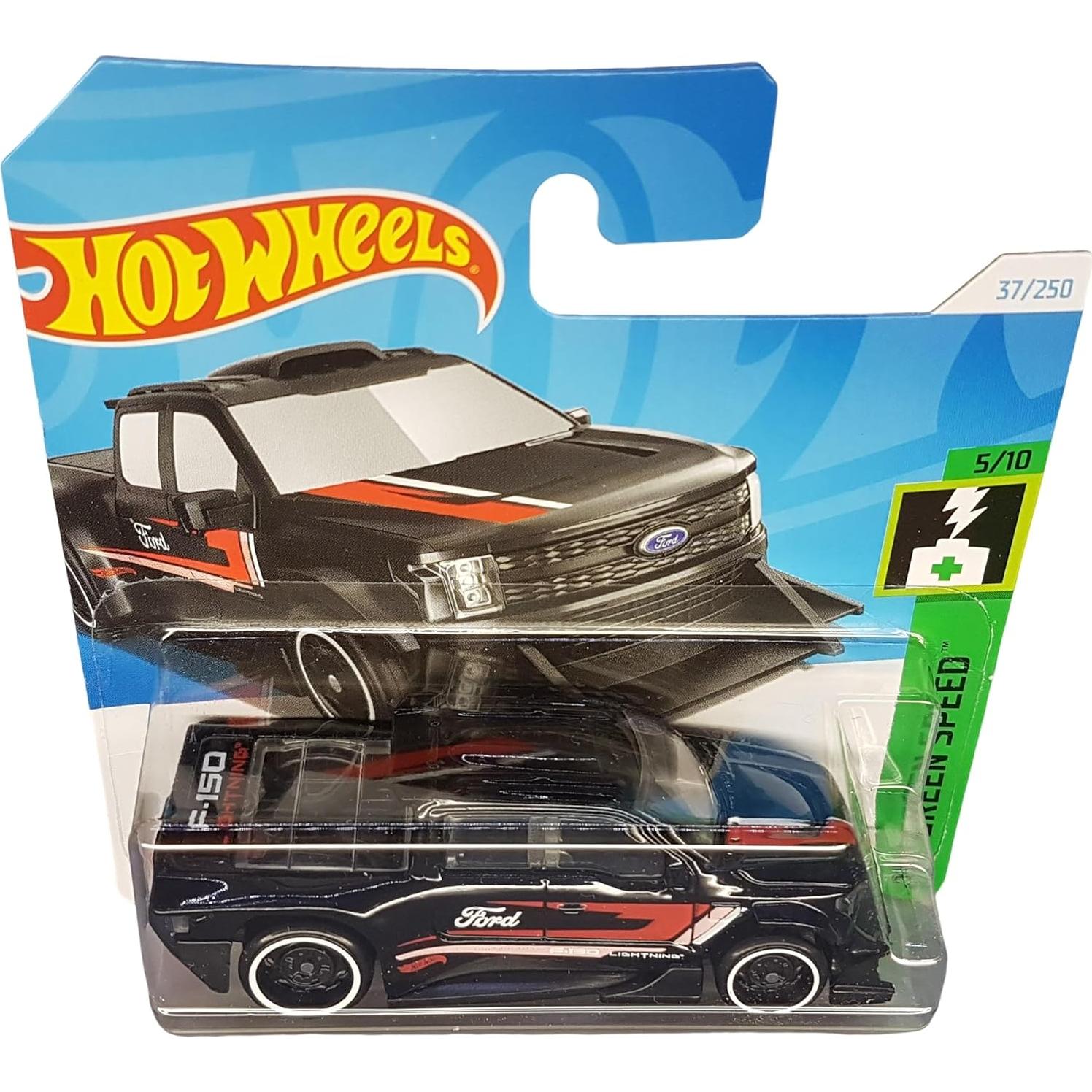 Hot Wheels Ford F-150 Lightning Custom Negro 1:64