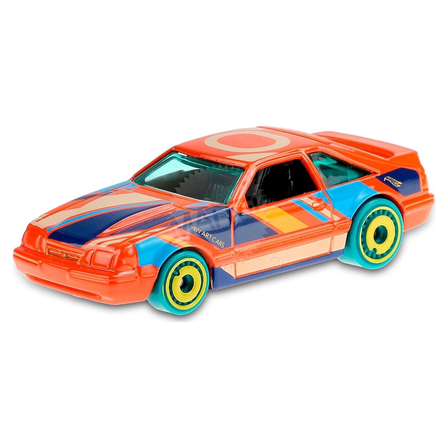 Hot Wheels 2020 Art Cars Ford Mustang Naranja 10x7x3 cm