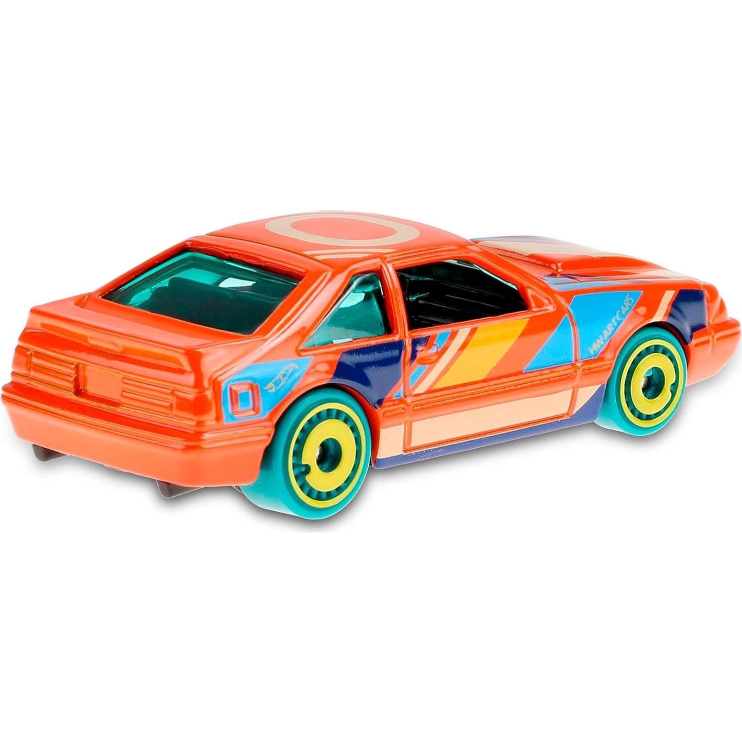 Hot Wheels 2020 Art Cars Ford Mustang Naranja 10x7x3 cm