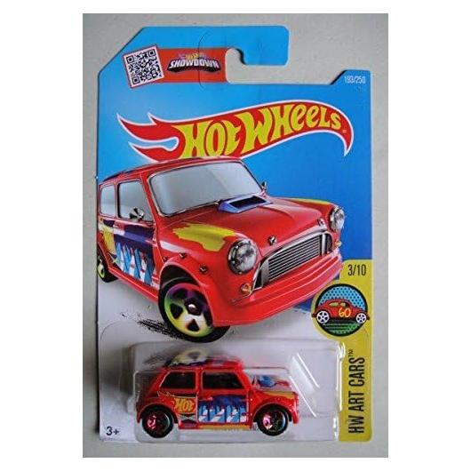 Mini Morris Rojo 1:64 Hot Wheels Die Cast - Mattel