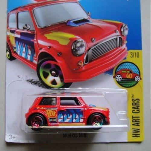 Mini Morris Rojo 1:64 Hot Wheels Die Cast - Mattel