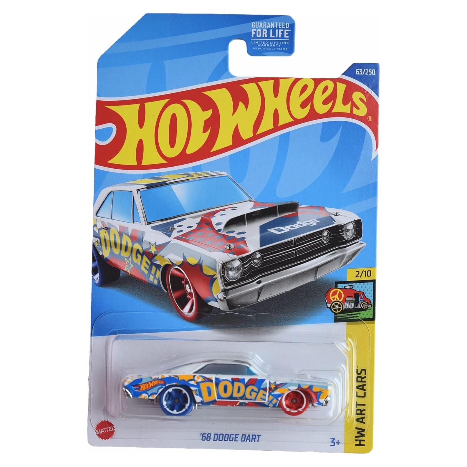 Auto de colección Hot Wheels '68 Dodge Dart Art Cars 1:64