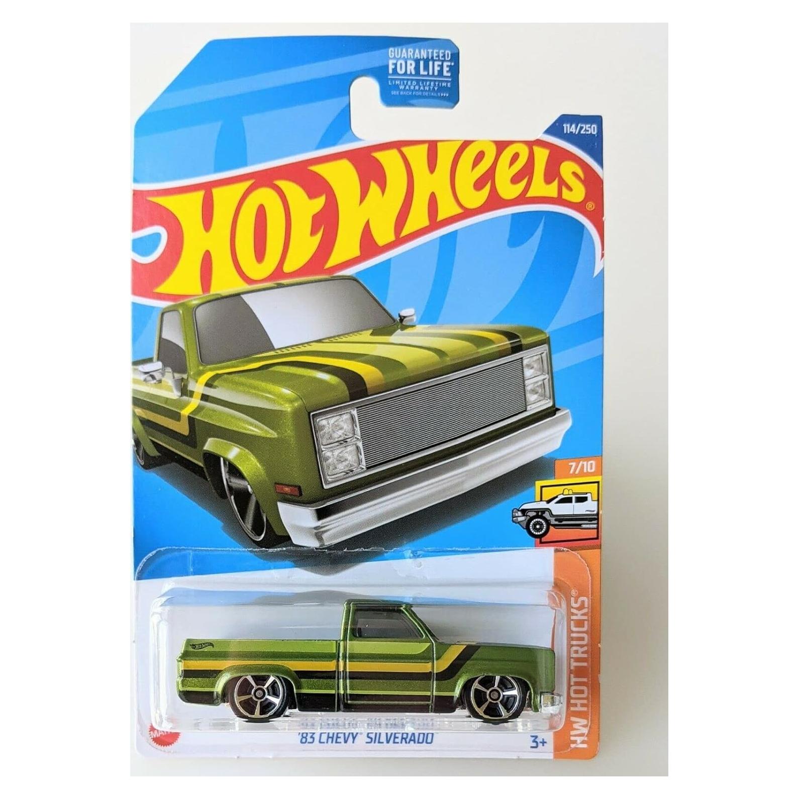 Hot Wheels Chevy Silverado '83 Miniatura 7.62 cm Verde