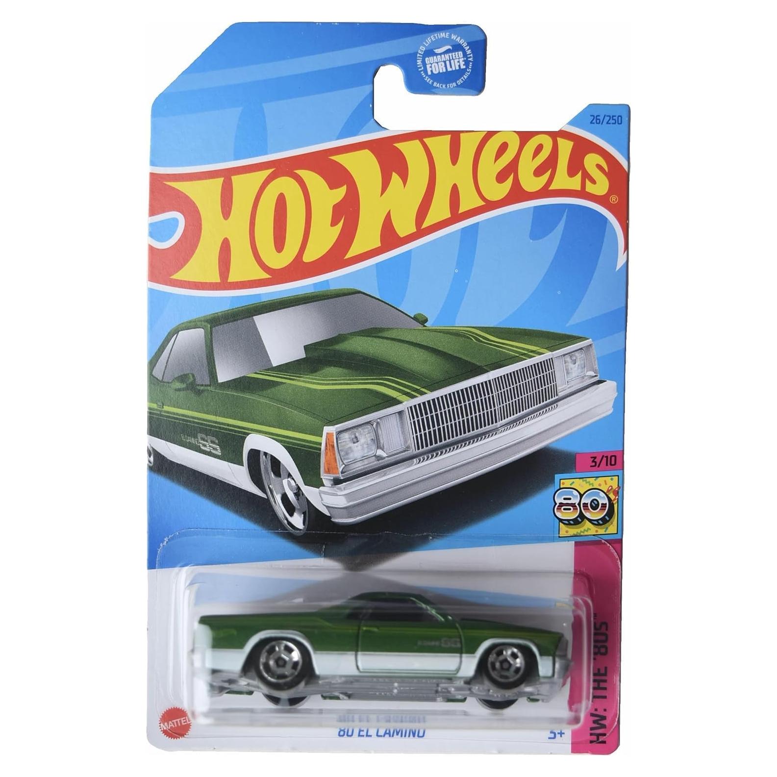 Hot Wheels El Camino 1980 Escala 1:64 Metal Verde