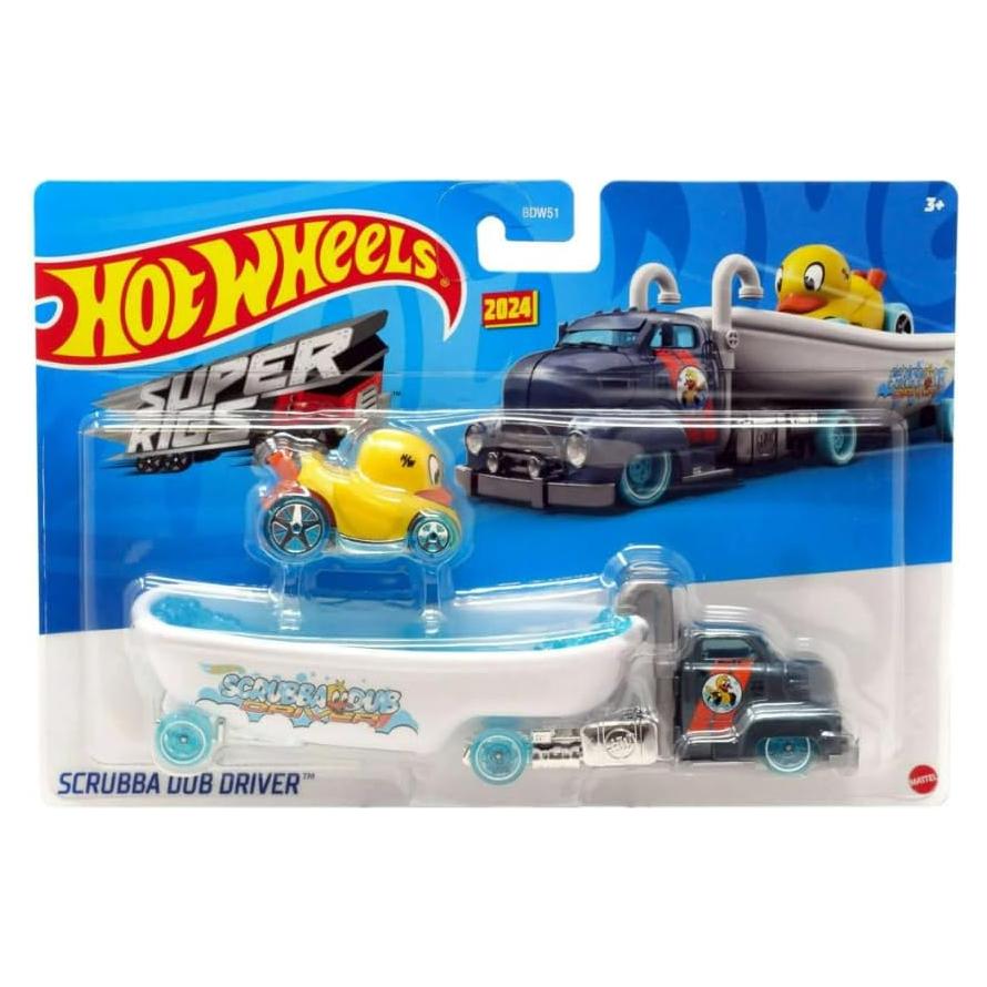Hot Wheels Turbolence Tug 2024 Camión y Avión 2 en 1