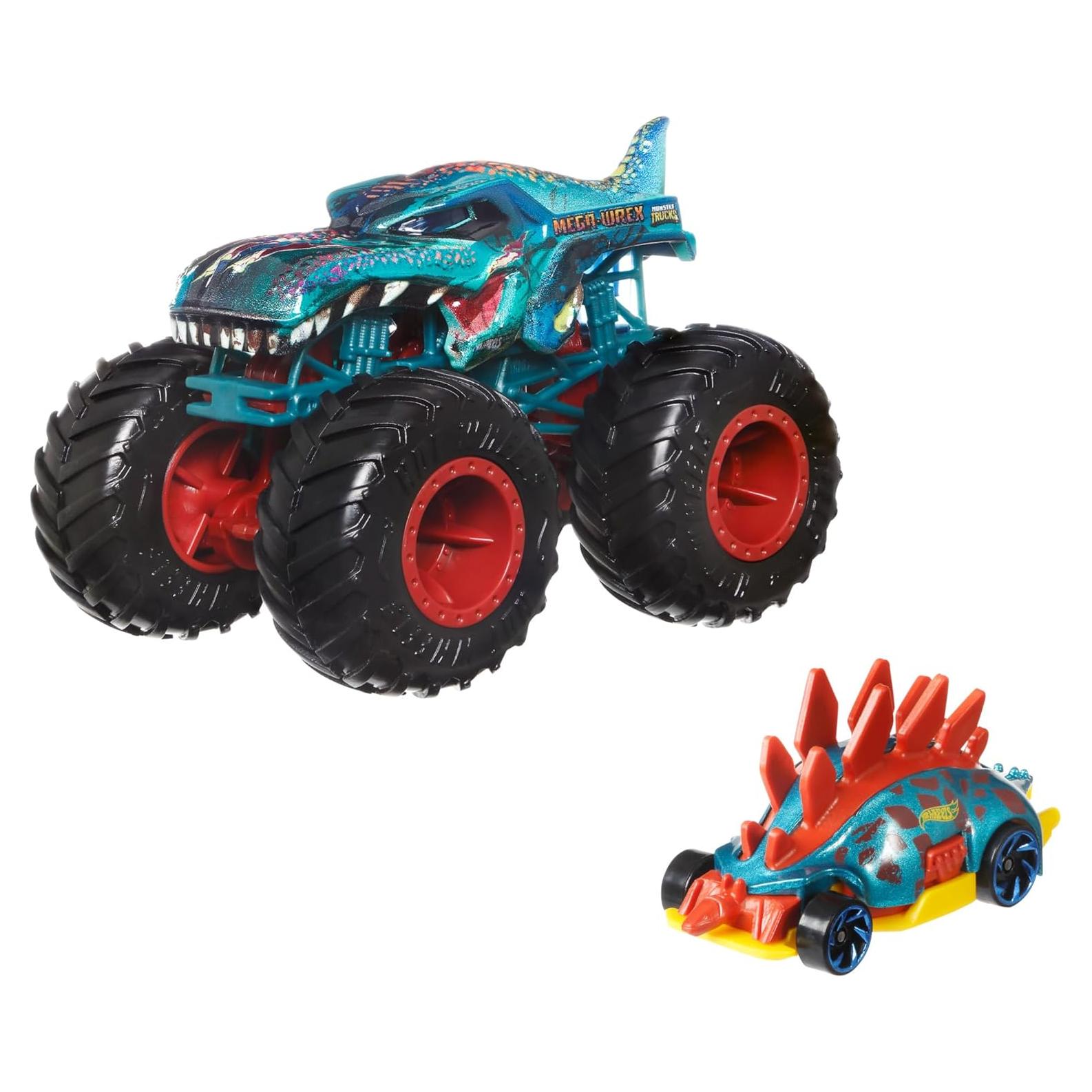 Hot Wheels Monster Trucks 2024 con Vehículo HW - 2 Camiones