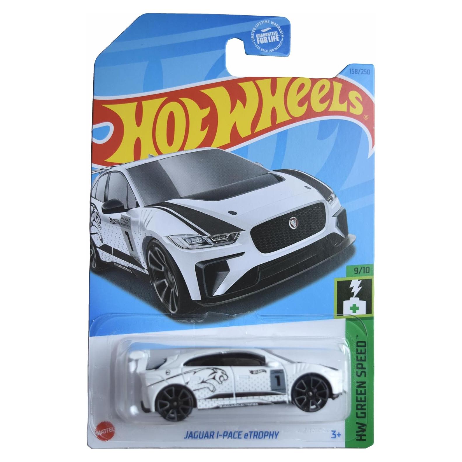 Hot Wheels Jaguar I-Pace eTrophy 1:64 Mattel Blanco