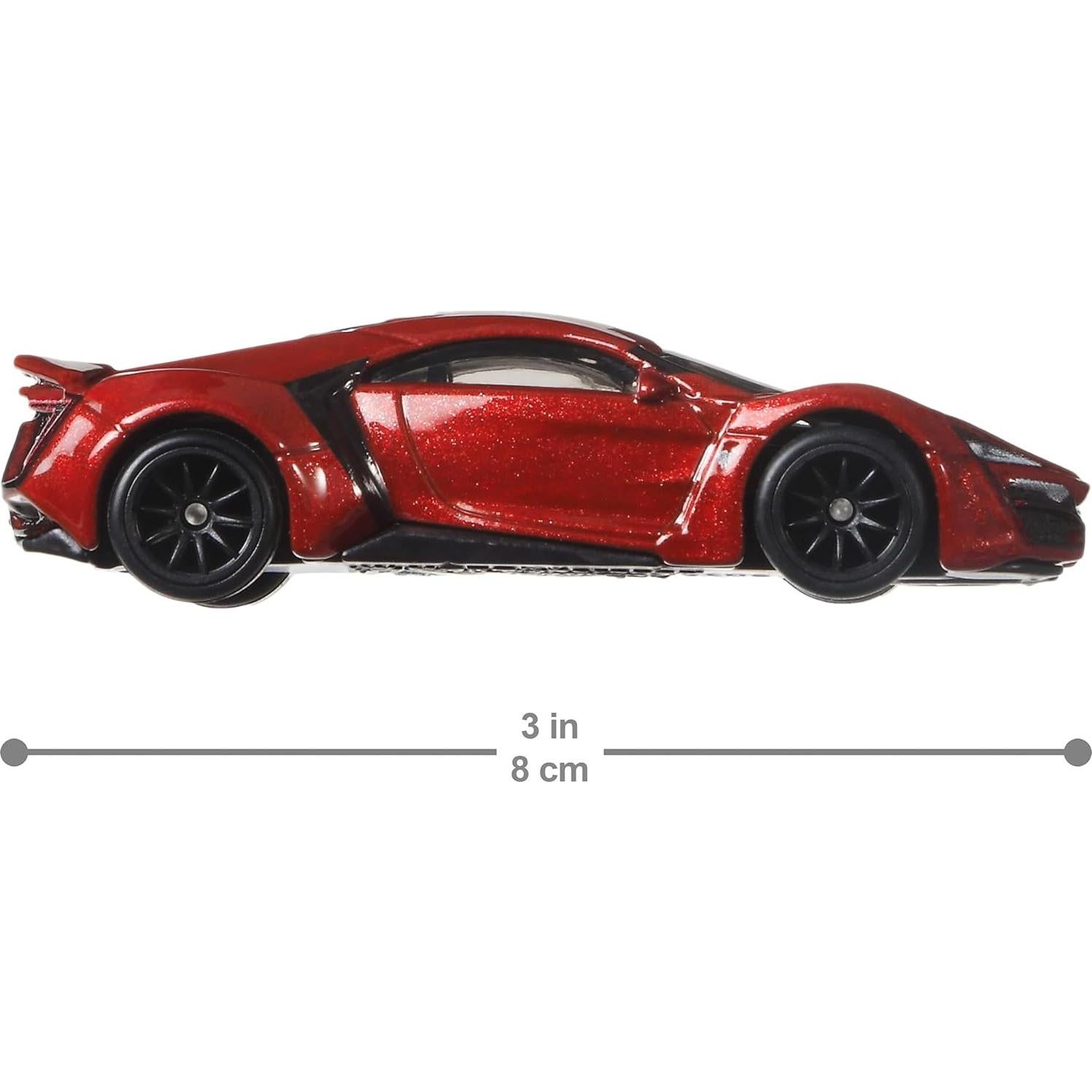 Auto a Escala Hot Wheels Rápido y Furioso Lykan Hypersport