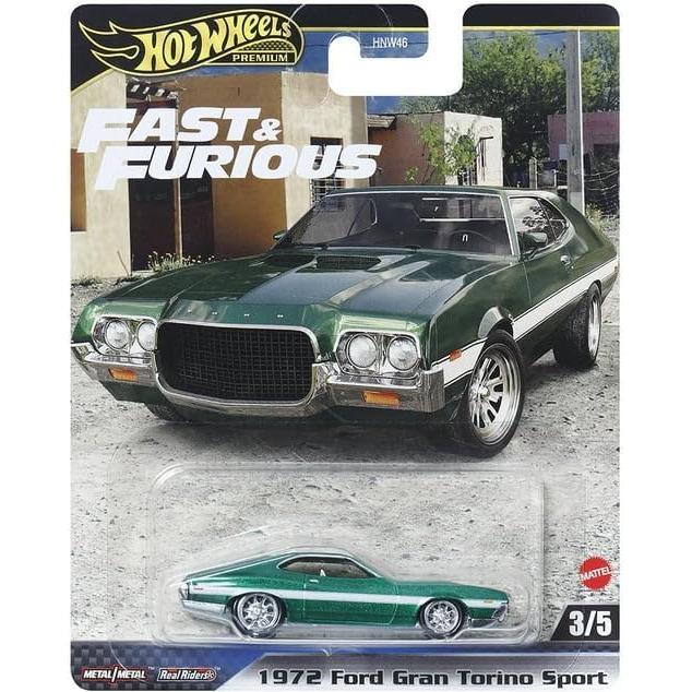 Conjunto de Autos Diecast Hot Wheels 2024 Rápido y Furioso 5 Piezas