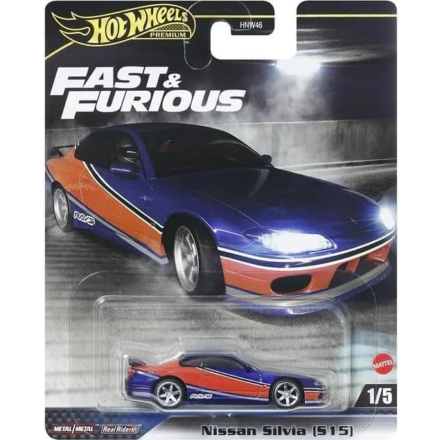 Conjunto de Autos Diecast Hot Wheels 2024 Rápido y Furioso 5 Piezas