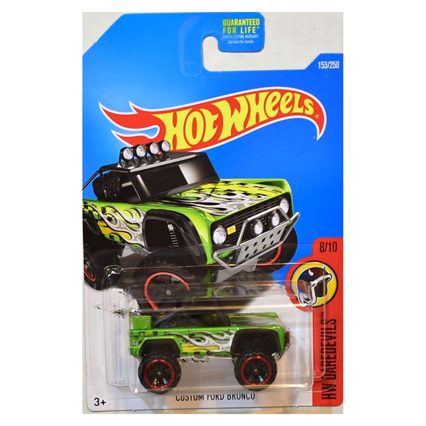 Hot Wheels Custom Ford Bronco Verde K-Mart 2016 1:64