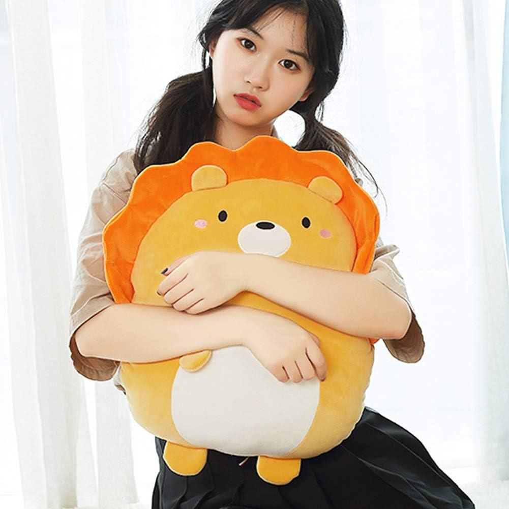 Almohada de Peluche León Hitoshe 40 cm Suave y Abrazable