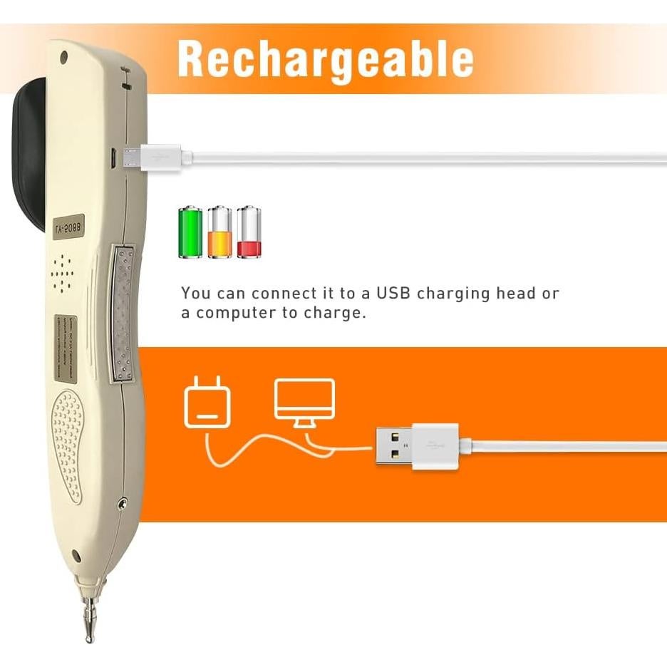 Bolígrafo de Acupuntura Electrónico Heswea 508B Recargable