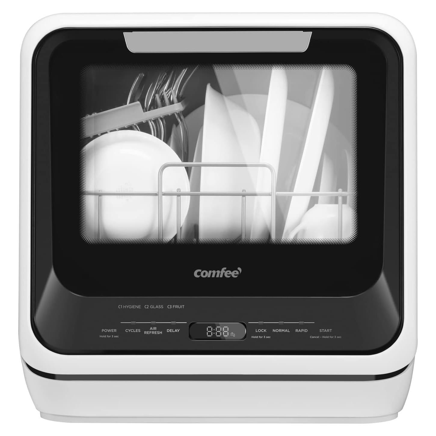 Lavavajillas Mini COMFEE' CDC17P0ABB 5L 6 Programas 360°