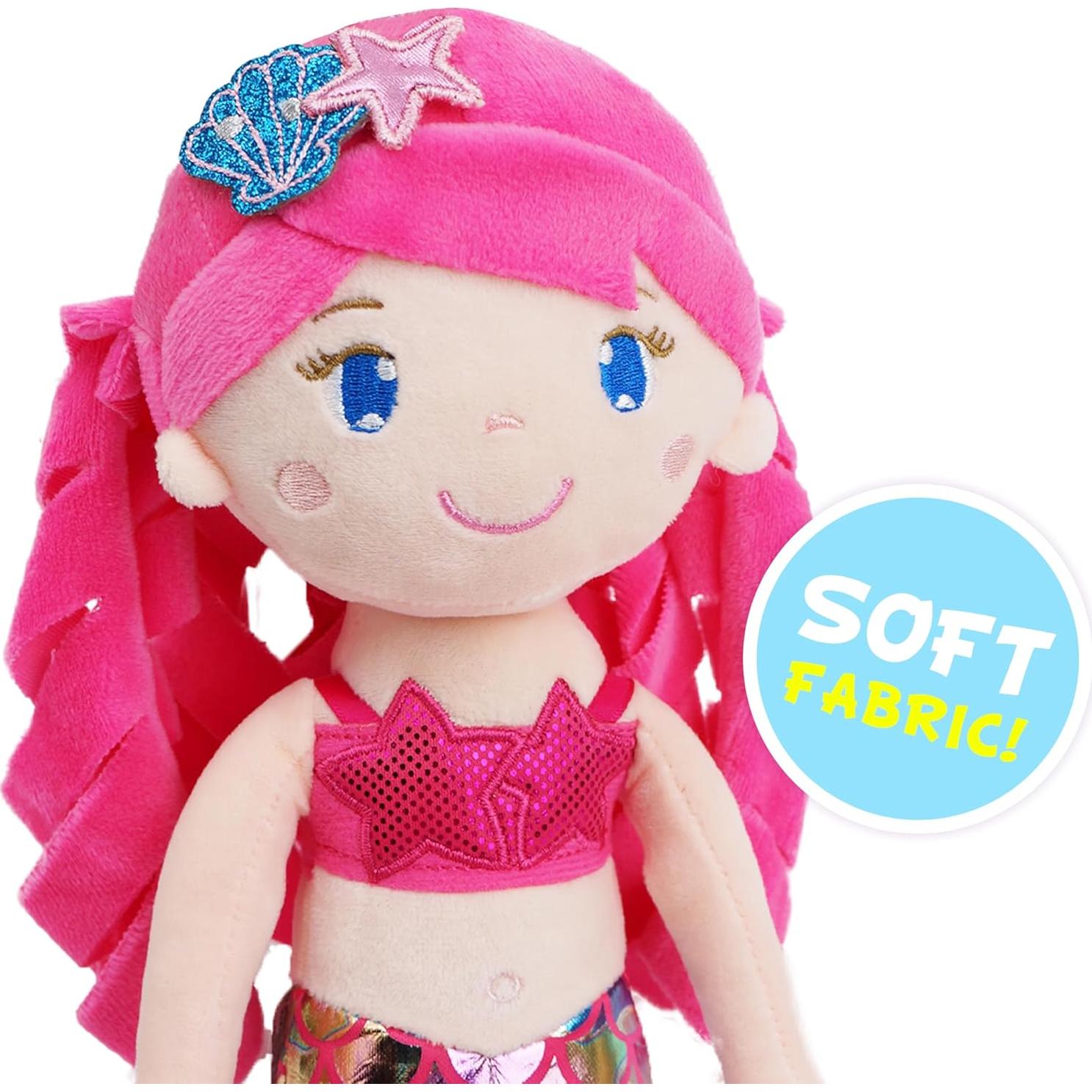 Muñeca de Peluche Sirena Larissa 39.37 cm June Garden