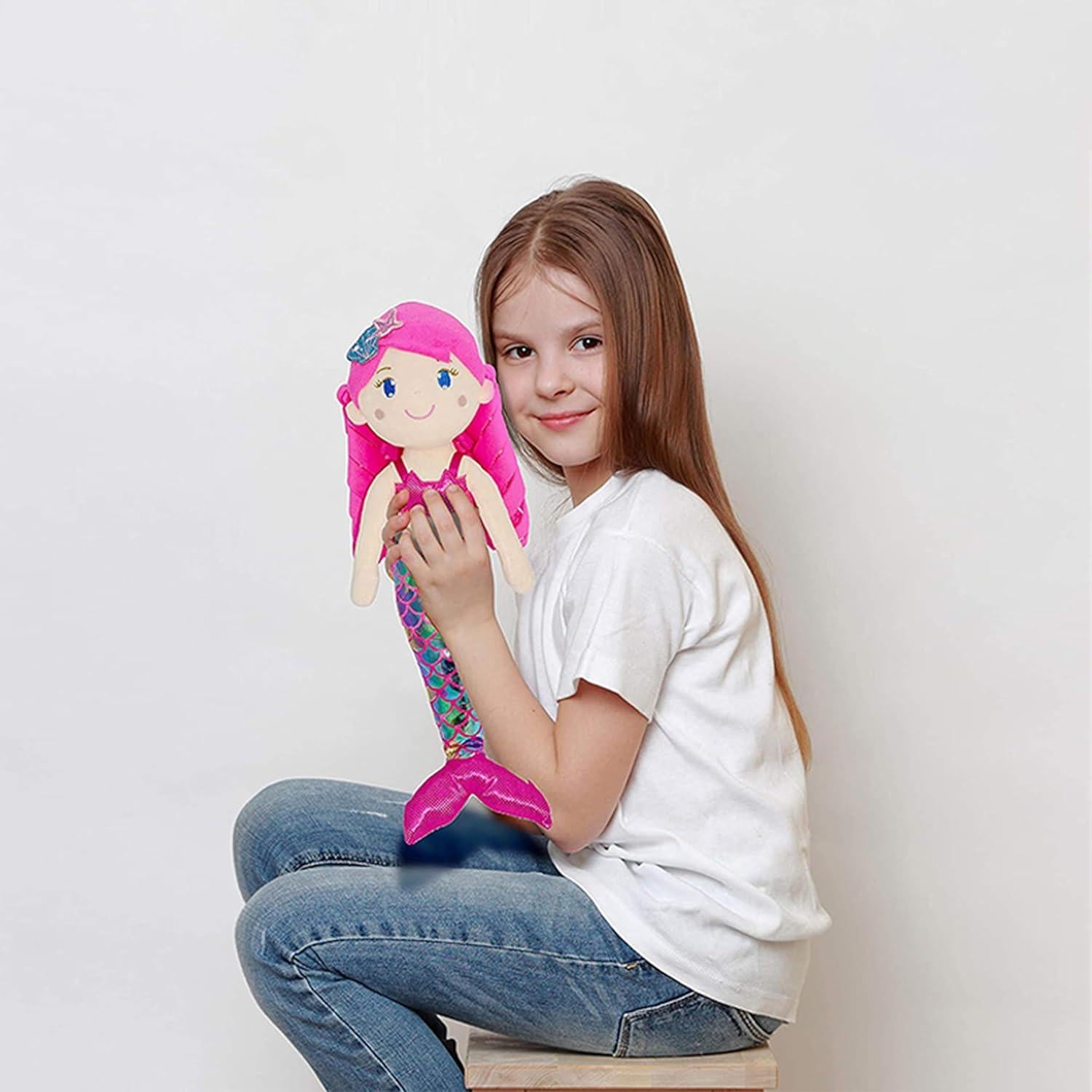 Muñeca de Peluche Sirena Larissa 39.37 cm June Garden