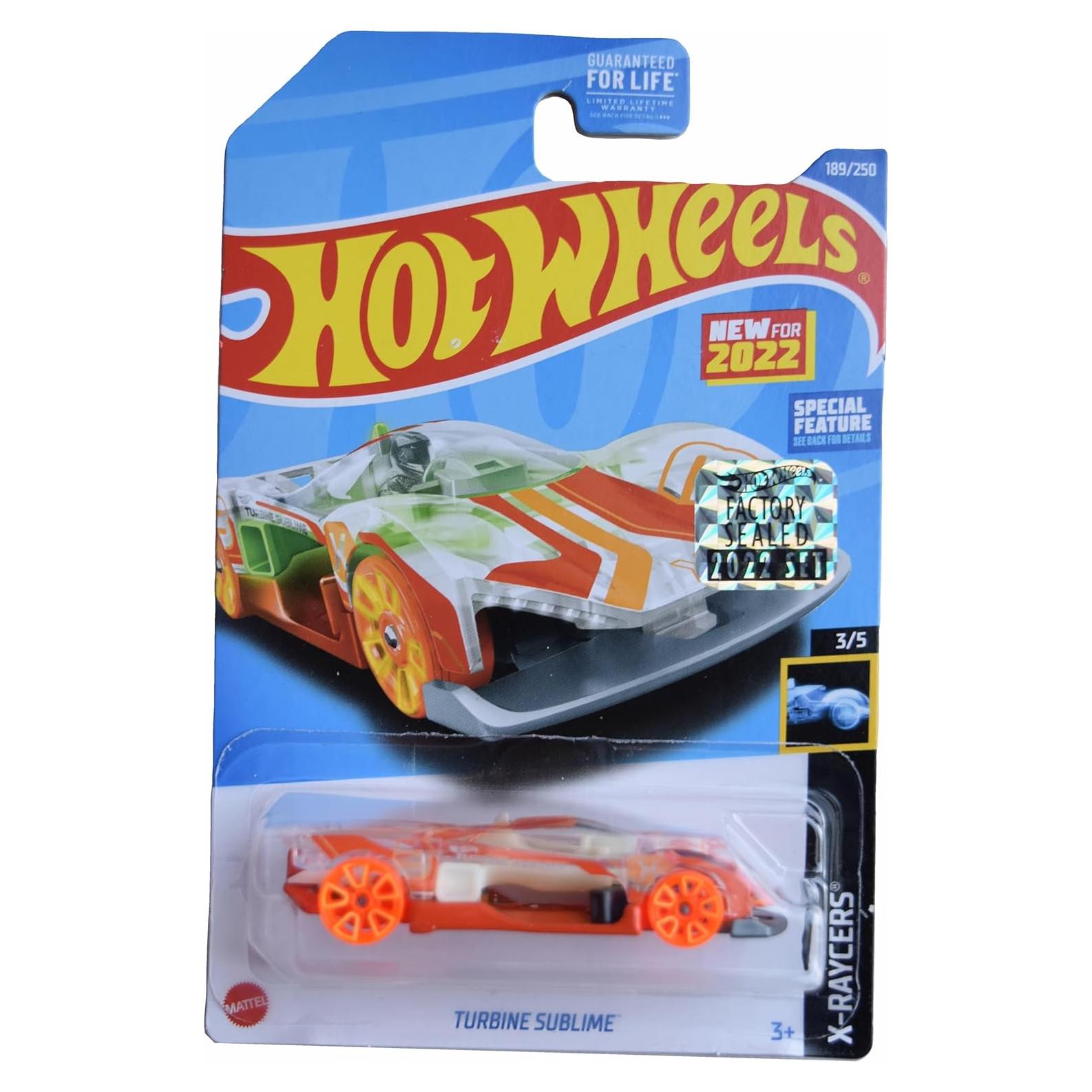 Hot Wheels Turbine Sublime X-Raycers 1:64 Naranja